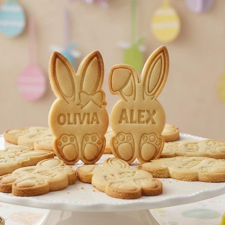 Personalization Name Easter Day Cookie, Easter Day Cookie, Easter Day Gifts, Bunny Cookie Cutter, Easter Kids, Custom Easter