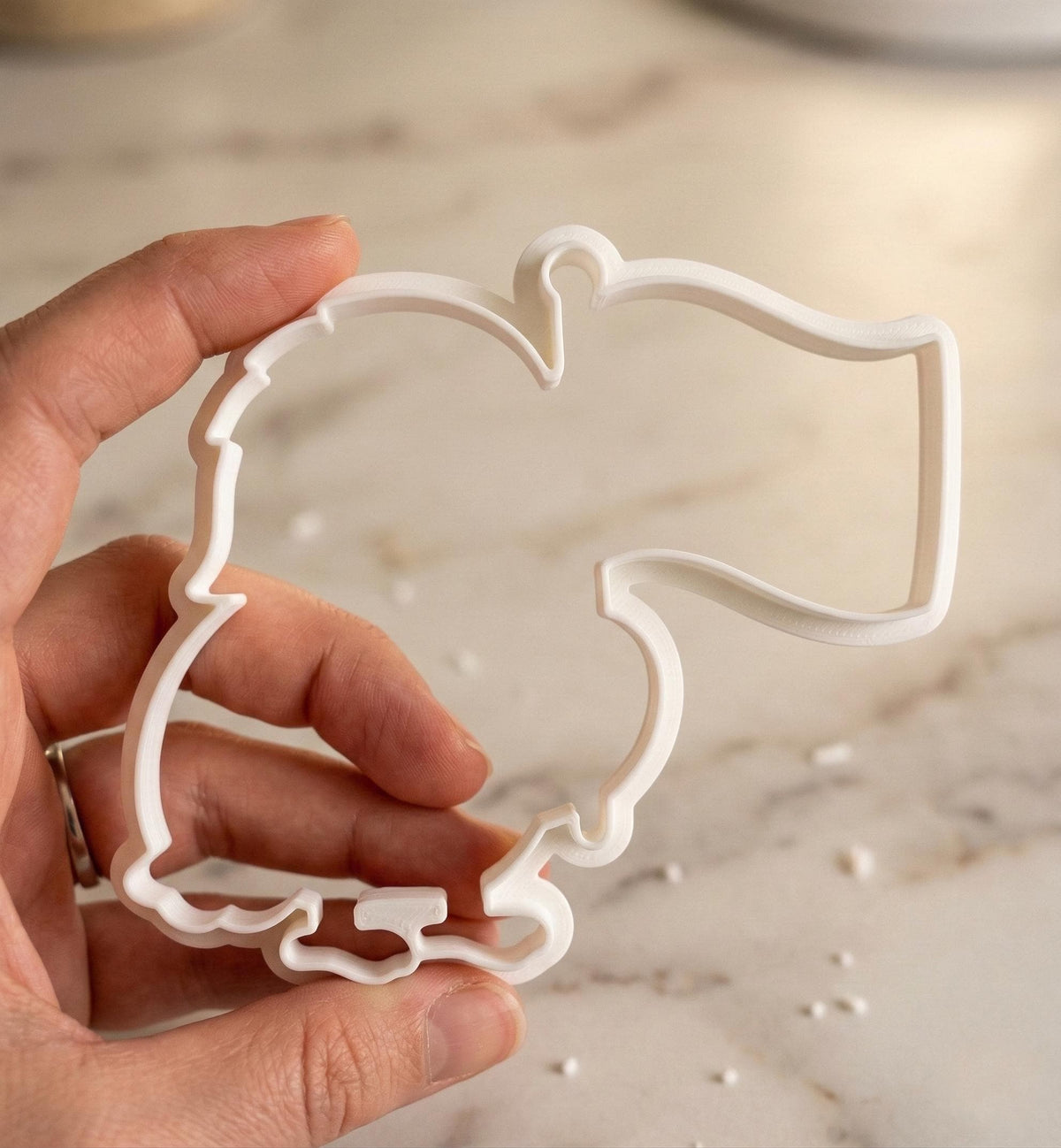 America 250th Anniversary Eagle Cookie Cutter, Fondant, Polymer Clay cutter, Bald Eagle American Flag, Patriotic 4th of July Baking